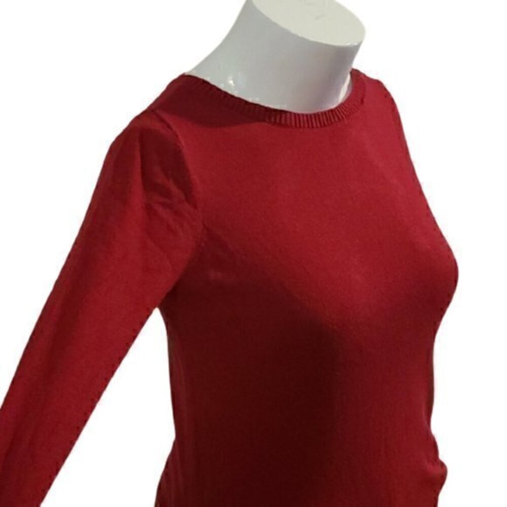 [The Limited] Red Crew Neck Sweater - Size M